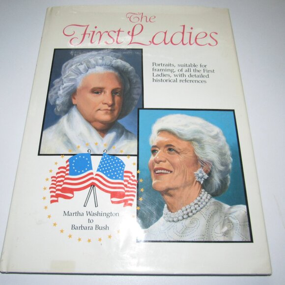 The First Ladies –Portraits & Historical References Hardcover 1992 Crescent Book - Picture 1 of 6